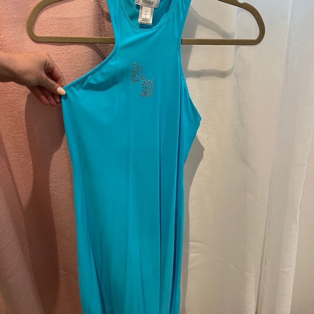 Vintage Rare cobalt blue Versace dress